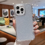 Custodia TPU e PC glitterata per iPhone 15 Pro Max