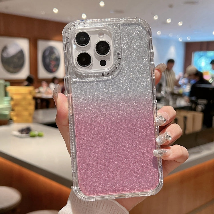 Custodia TPU e PC glitterata per iPhone 15 Pro Max