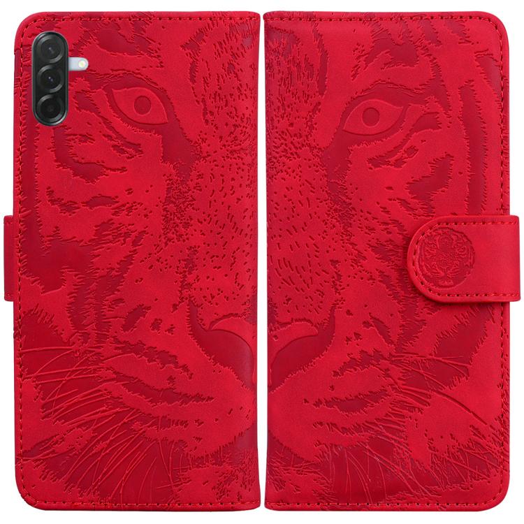 Custodia per telefono in pelle con motivo in rilievo di tigre, For Samsung Galaxy A57 5G, For Samsung Galaxy A37 5G / A36 5G, For Samsung Galaxy A07 4G / A06 4G / 5G, For Samsung Galaxy A56 5G