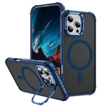 Custodia per telefono con supporto per obiettivo MagSafe Rainbow Series Skin Feel, For iPhone 16 Pro Max, For iPhone 16 Pro, For iPhone 16 Plus, For iPhone 16