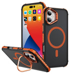 Custodia per telefono con supporto per obiettivo MagSafe Rainbow Series Skin Feel, For iPhone 16 Pro Max, For iPhone 16 Pro, For iPhone 16 Plus, For iPhone 16