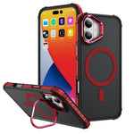 Custodia per telefono con supporto per obiettivo MagSafe Rainbow Series Skin Feel, For iPhone 16 Pro Max, For iPhone 16 Pro, For iPhone 16 Plus, For iPhone 16