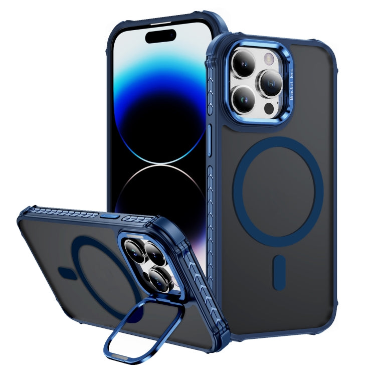 Custodia per telefono con supporto per obiettivo MagSafe Rainbow Series Skin Feel, For iPhone 14 Plus, For iPhone 14, For iPhone 14 Pro, For iPhone 14 Pro Max