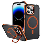 Custodia per telefono con supporto per obiettivo MagSafe Rainbow Series Skin Feel, For iPhone 14 Plus, For iPhone 14, For iPhone 14 Pro, For iPhone 14 Pro Max