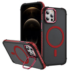 Custodia per telefono con supporto per obiettivo MagSafe Rainbow Series Skin Feel, For iPhone 13, For iPhone 12 Pro Max, For iPhone 12 Pro, For iPhone 11