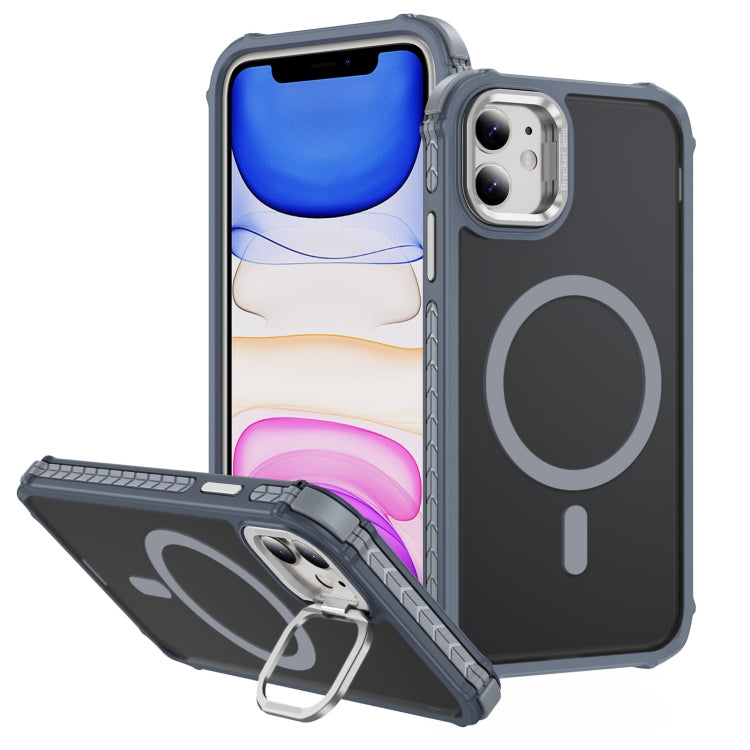 Custodia per telefono con supporto per obiettivo MagSafe Rainbow Series Skin Feel, For iPhone 13, For iPhone 12 Pro Max, For iPhone 12 Pro, For iPhone 11