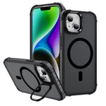 Custodia per telefono con supporto per obiettivo MagSafe Rainbow Series Skin Feel, For iPhone 15 Pro Max, For iPhone 15 Pro, For iPhone 15 Plus, For iPhone 15