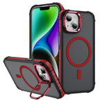 Custodia per telefono con supporto per obiettivo MagSafe Rainbow Series Skin Feel, For iPhone 15 Pro Max, For iPhone 15 Pro, For iPhone 15 Plus, For iPhone 15
