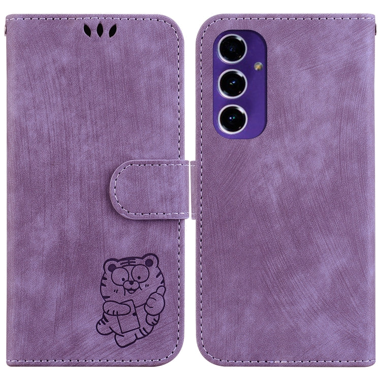 Custodia per telefono in pelle goffrata Little Tiger, For Samsung Galaxy A26 5G, For Samsung Galaxy A16 5G, For Samsung Galaxy A25 5G / A25e JP Edition