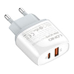 Caricabatterie rapido LDNIO Q229 QC3.0 PD20W USB Type-C