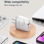 Caricabatterie rapido LDNIO Q229 QC3.0 PD20W USB Type-C