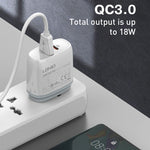 Caricabatterie rapido LDNIO Q229 QC3.0 PD20W USB Type-C