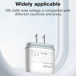Caricabatterie rapido LDNIO Q229 QC3.0 PD20W USB Type-C
