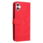Custodia per telefono in pelle con bottone in metallo e motivo albero della vita Skin Feel, For Galaxy A06 4G / 5G, For Galaxy A36 5G / A56 5G, For Galaxy A25 5G Japan Version / A25e