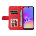 Custodia per telefono in pelle con bottone in metallo e motivo albero della vita Skin Feel, For Galaxy A06 4G / 5G, For Galaxy A36 5G / A56 5G, For Galaxy A25 5G Japan Version / A25e