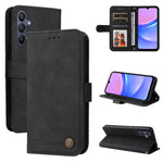 Custodia per telefono in pelle con bottone in metallo e motivo albero della vita Skin Feel, For Galaxy A57 5G, For Galaxy A37 5G, For Galaxy A27 5G, For Galaxy A17 / A26 / A16 5G