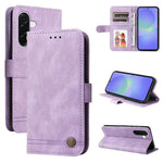 Custodia per telefono in pelle con bottone in metallo e motivo albero della vita Skin Feel, For Galaxy A57 5G, For Galaxy A37 5G, For Galaxy A27 5G, For Galaxy A17 / A26 / A16 5G