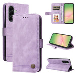 Custodia per telefono in pelle con bottone in metallo e motivo albero della vita Skin Feel, For Galaxy A57 5G, For Galaxy A37 5G, For Galaxy A27 5G, For Galaxy A17 / A26 / A16 5G