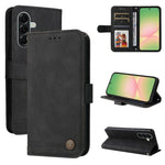 Custodia per telefono in pelle con bottone in metallo e motivo albero della vita Skin Feel, For Galaxy A57 5G, For Galaxy A37 5G, For Galaxy A27 5G, For Galaxy A17 / A26 / A16 5G