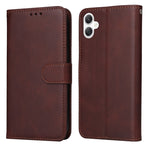 Custodia per telefono con flip in pelle di vitello con texture classica, For Galaxy A06 4G / 5G, For Galaxy A56 5G, For Galaxy A36 5G, For Galaxy A25 5G Japan Version / A25e