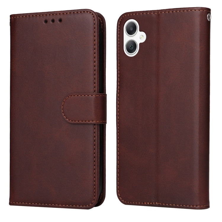 Custodia per telefono con flip in pelle di vitello con texture classica, For Galaxy A06 4G / 5G, For Galaxy A56 5G, For Galaxy A36 5G, For Galaxy A25 5G Japan Version / A25e