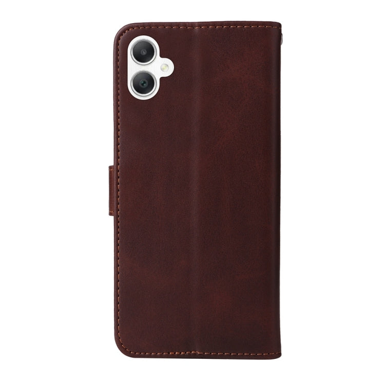 Custodia per telefono con flip in pelle di vitello con texture classica, For Galaxy A06 4G / 5G, For Galaxy A56 5G, For Galaxy A36 5G, For Galaxy A25 5G Japan Version / A25e