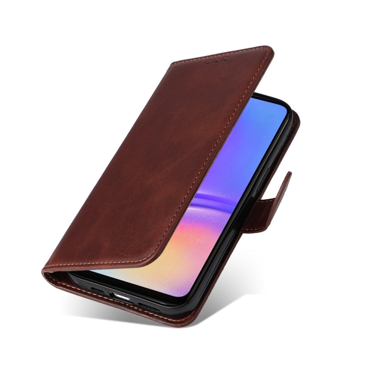 Custodia per telefono con flip in pelle di vitello con texture classica, For Galaxy A06 4G / 5G, For Galaxy A56 5G, For Galaxy A36 5G, For Galaxy A25 5G Japan Version / A25e
