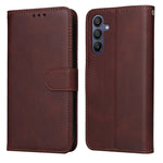 Custodia per telefono con flip in pelle di vitello con texture classica, For Galaxy A57 5G, For Galaxy A37 5G, For Galaxy A27 5G, For Galaxy A17 / A26 / A16 5G