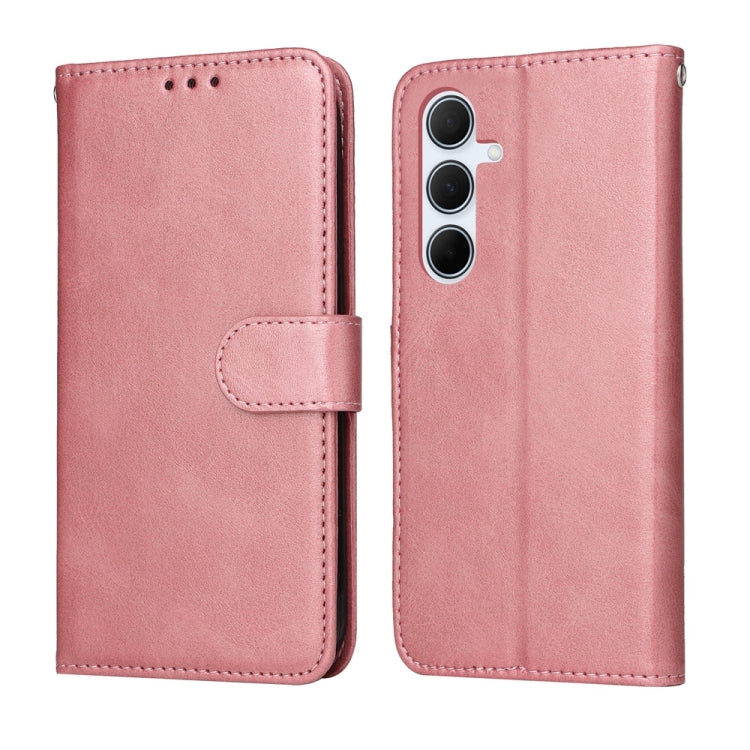 Custodia per telefono con flip in pelle di vitello con texture classica, For Galaxy A06 4G / 5G, For Galaxy A56 5G, For Galaxy A36 5G, For Galaxy A25 5G Japan Version / A25e