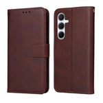Custodia per telefono con flip in pelle di vitello con texture classica, For Galaxy A06 4G / 5G, For Galaxy A56 5G, For Galaxy A36 5G, For Galaxy A25 5G Japan Version / A25e