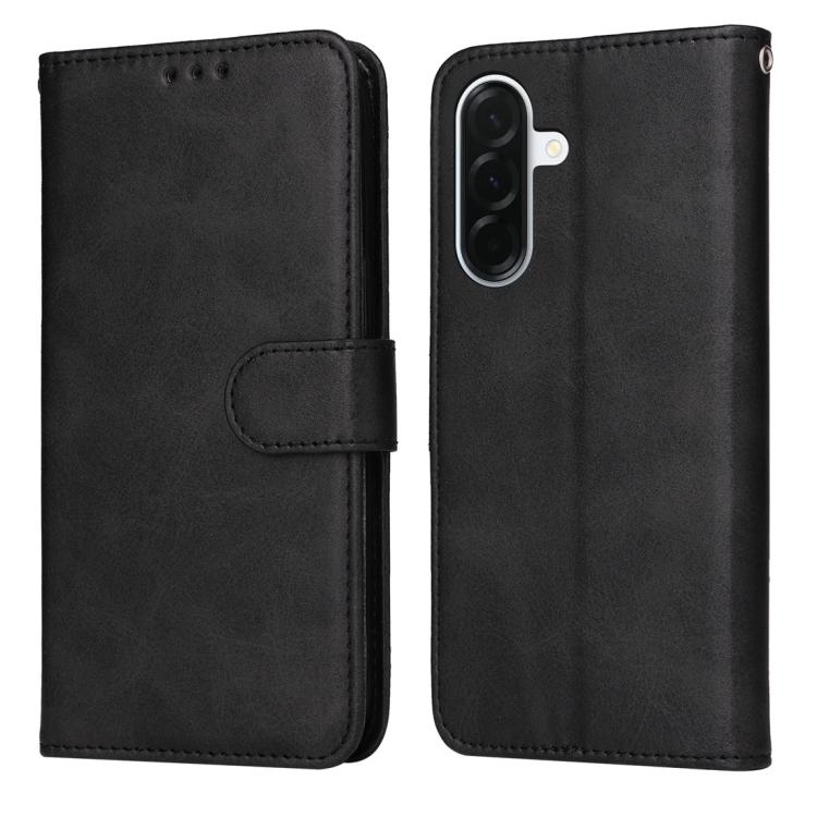 Custodia per telefono con flip in pelle di vitello con texture classica, For Galaxy A57 5G, For Galaxy A37 5G, For Galaxy A27 5G, For Galaxy A17 / A26 / A16 5G
