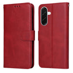 Custodia per telefono con flip in pelle di vitello con texture classica, For Galaxy A57 5G, For Galaxy A37 5G, For Galaxy A27 5G, For Galaxy A17 / A26 / A16 5G