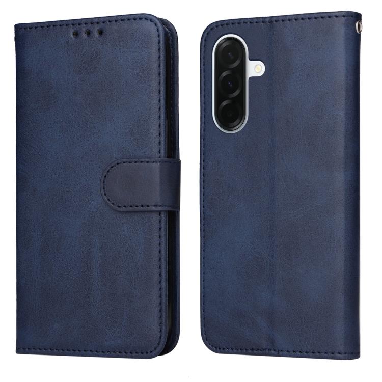 Custodia per telefono con flip in pelle di vitello con texture classica, For Galaxy A57 5G, For Galaxy A37 5G, For Galaxy A27 5G, For Galaxy A17 / A26 / A16 5G