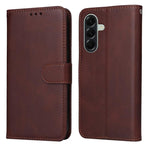 Custodia per telefono con flip in pelle di vitello con texture classica, For Galaxy A57 5G, For Galaxy A37 5G, For Galaxy A27 5G, For Galaxy A17 / A26 / A16 5G