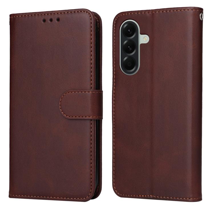 Custodia per telefono con flip in pelle di vitello con texture classica, For Galaxy A57 5G, For Galaxy A37 5G, For Galaxy A27 5G, For Galaxy A17 / A26 / A16 5G