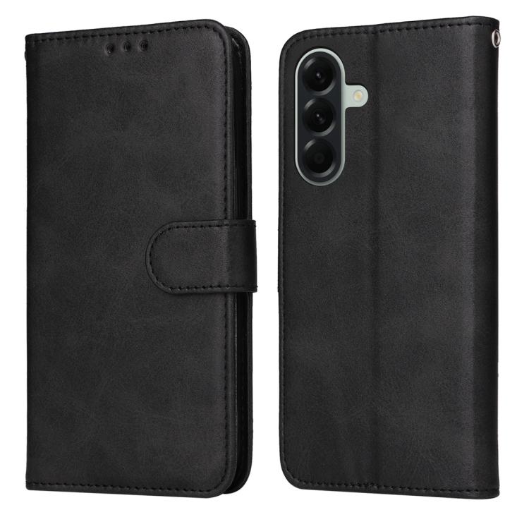 Custodia per telefono con flip in pelle di vitello con texture classica, For Galaxy A57 5G, For Galaxy A37 5G, For Galaxy A27 5G, For Galaxy A17 / A26 / A16 5G