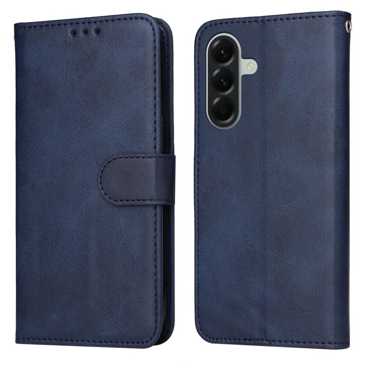 Custodia per telefono con flip in pelle di vitello con texture classica, For Galaxy A57 5G, For Galaxy A37 5G, For Galaxy A27 5G, For Galaxy A17 / A26 / A16 5G