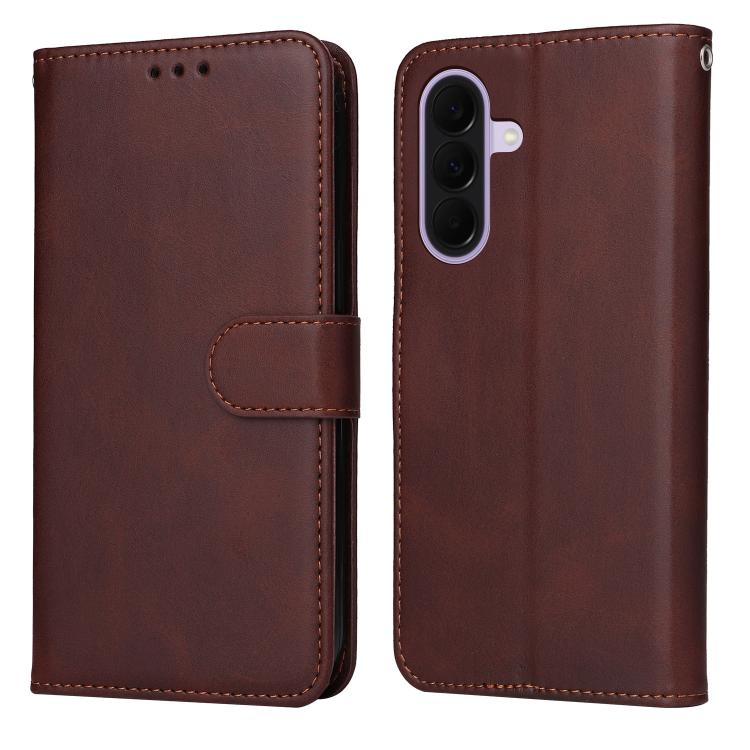 Custodia per telefono con flip in pelle di vitello con texture classica, For Galaxy A57 5G, For Galaxy A37 5G, For Galaxy A27 5G, For Galaxy A17 / A26 / A16 5G