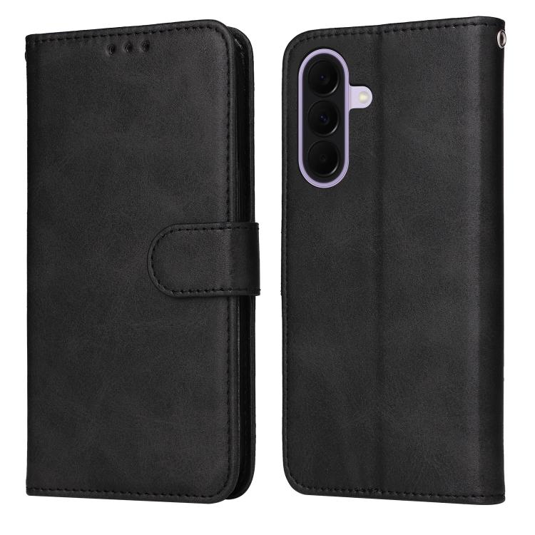 Custodia per telefono con flip in pelle di vitello con texture classica, For Galaxy A57 5G, For Galaxy A37 5G, For Galaxy A27 5G, For Galaxy A17 / A26 / A16 5G