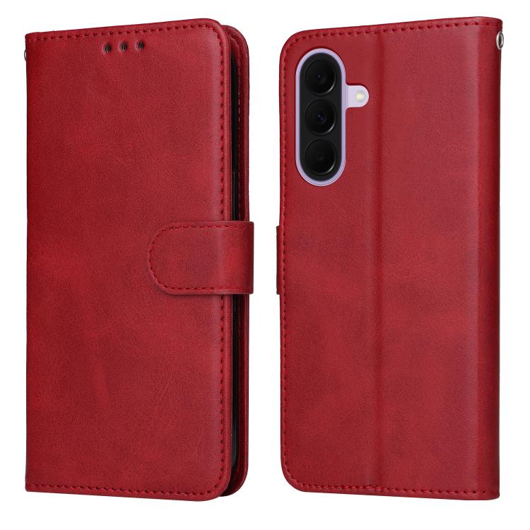 Custodia per telefono con flip in pelle di vitello con texture classica, For Galaxy A57 5G, For Galaxy A37 5G, For Galaxy A27 5G, For Galaxy A17 / A26 / A16 5G
