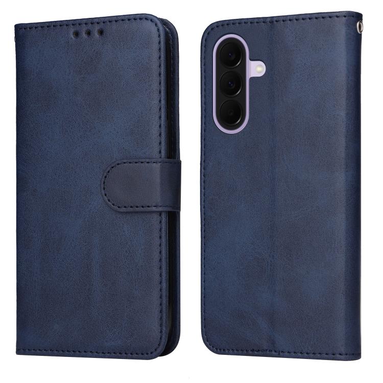 Custodia per telefono con flip in pelle di vitello con texture classica, For Galaxy A57 5G, For Galaxy A37 5G, For Galaxy A27 5G, For Galaxy A17 / A26 / A16 5G