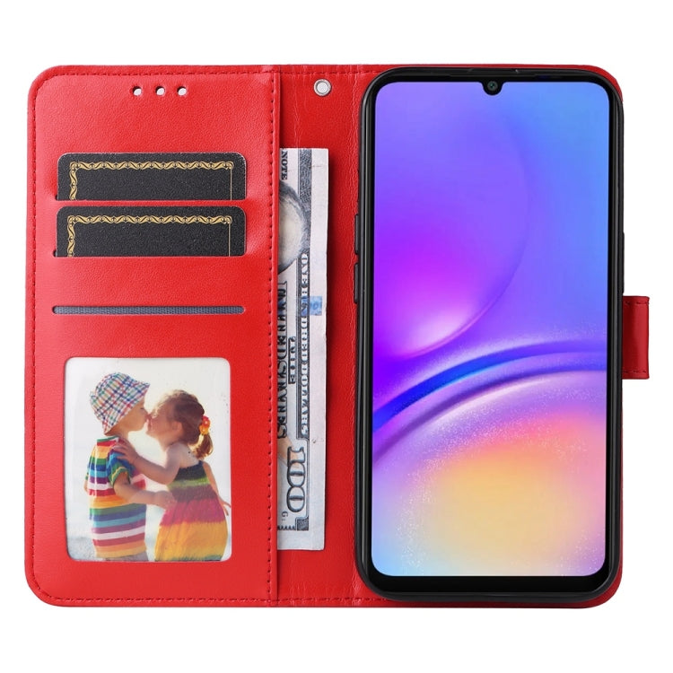 Custodia per telefono in pelle con stampa girasole in rilievo, For Galaxy A06 4G / 5G, For Galaxy A56 5G, For Galaxy A36 5G, For Galaxy A25 5G Japan Version / A25e