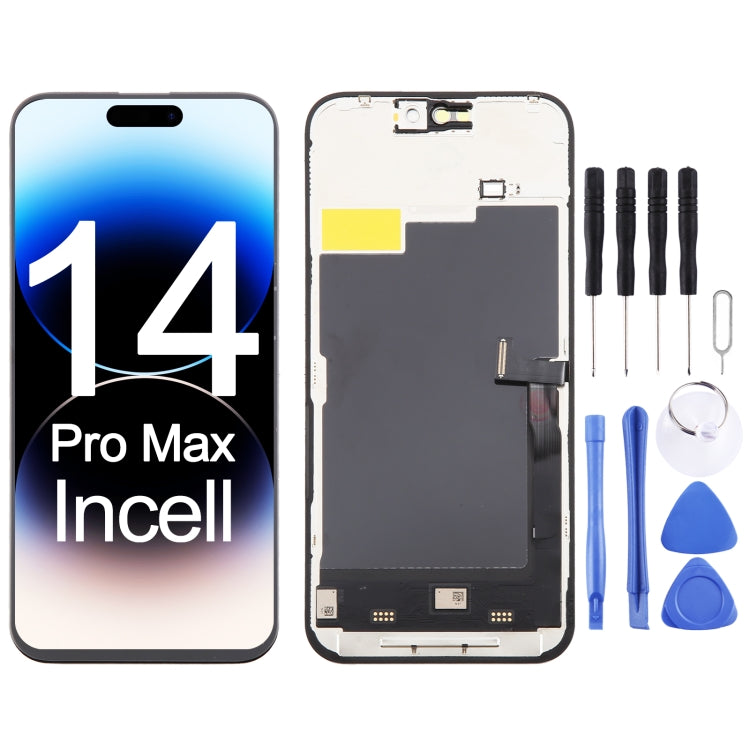 Schermo LCD ZY incell HD 1:1 con digitalizzatore assemblaggio completo, rimuovere IC necessita di riparazione professionale, For iPhone 14 Plus(Incell), For iPhone 14, For iPhone 14 Pro Max(Incell), For iPhone 13 Pro(Incell), For iPhone 13