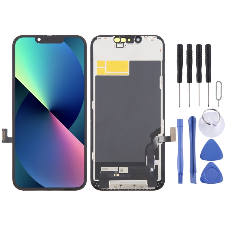 Schermo LCD ZY incell HD 1:1 con digitalizzatore assemblaggio completo, rimuovere IC necessita di riparazione professionale, For iPhone 14 Plus(Incell), For iPhone 14, For iPhone 14 Pro Max(Incell), For iPhone 13 Pro(Incell), For iPhone 13