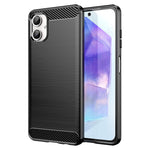 Custodia per telefono in TPU con fibra di carbonio e texture spazzolata, For Samsung Galaxy A26 5G, For Samsung Galaxy A36 5G, For Samsung Galaxy A06 4G