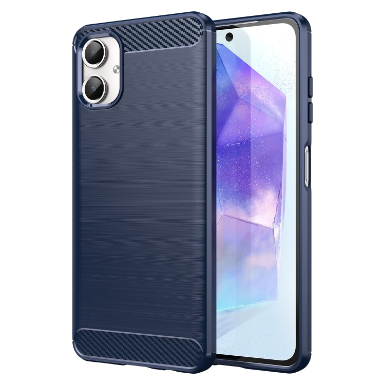 Custodia per telefono in TPU con fibra di carbonio e texture spazzolata, For Samsung Galaxy A26 5G, For Samsung Galaxy A36 5G, For Samsung Galaxy A06 4G