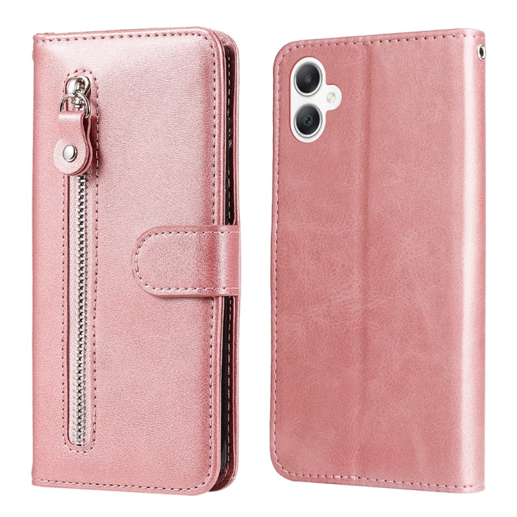 Custodia per telefono in pelle con cerniera e texture di vitello alla moda, For Galaxy A06 4G / 5G, For Galaxy A36 5G / A56 5G, For Galaxy A25 5G Japan Version / A25e