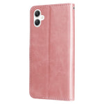 Custodia per telefono in pelle con cerniera e texture di vitello alla moda, For Galaxy A06 4G / 5G, For Galaxy A36 5G / A56 5G, For Galaxy A25 5G Japan Version / A25e