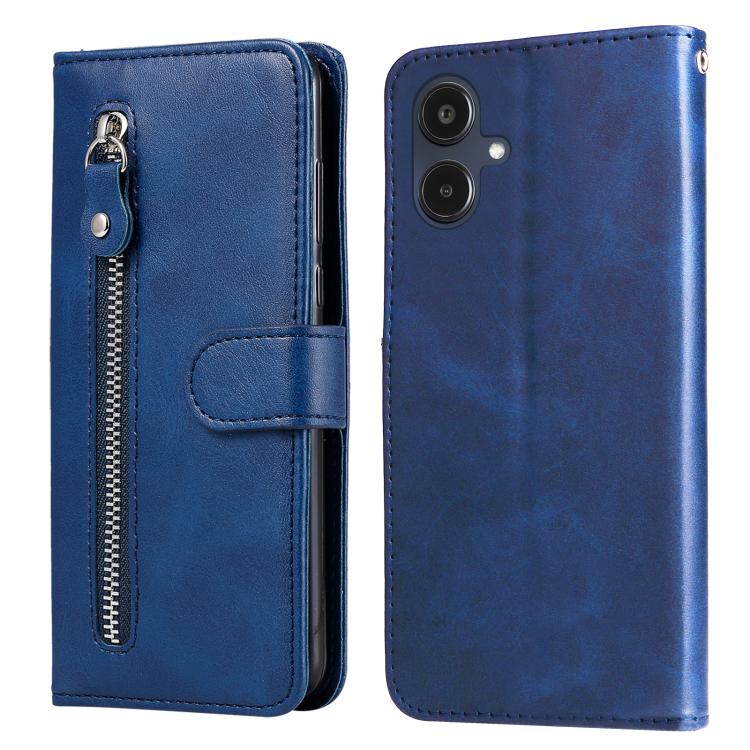 Custodia per telefono in pelle con cerniera e texture di vitello alla moda, For Galaxy A06 4G / 5G, For Galaxy A36 5G / A56 5G, For Galaxy A25 5G Japan Version / A25e