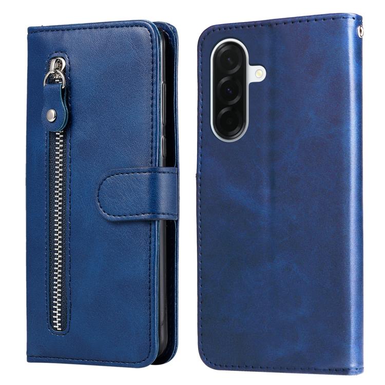 Custodia per telefono in pelle con cerniera e texture di vitello alla moda, For Galaxy A57 5G, For Galaxy A37 5G, For Galaxy A27 5G, For Galaxy A16 5G 4G / 5G / A26 / A17